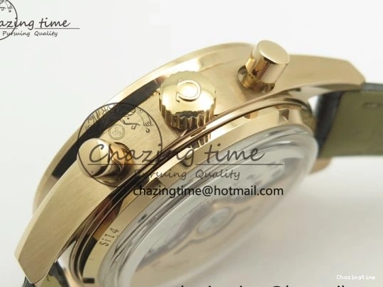 0102 Speedmaster ’57 Co-Axial RG OMF 1:1 Best Edition Black Dial On Leather Strap A9300 (Free Leather Strap) Resilient 8064